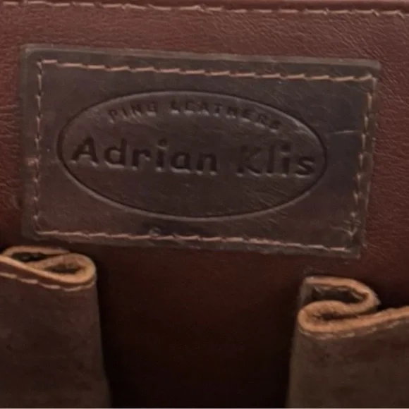 Adrian Klis 2482 Leather Messenger Bag - Picture 5 of 11